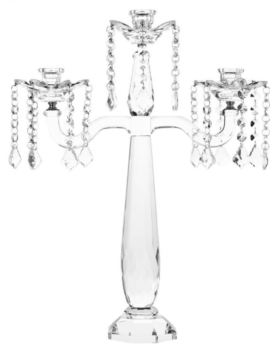 Candelabro de cristal Carlota Candelabro de cristal Carlota