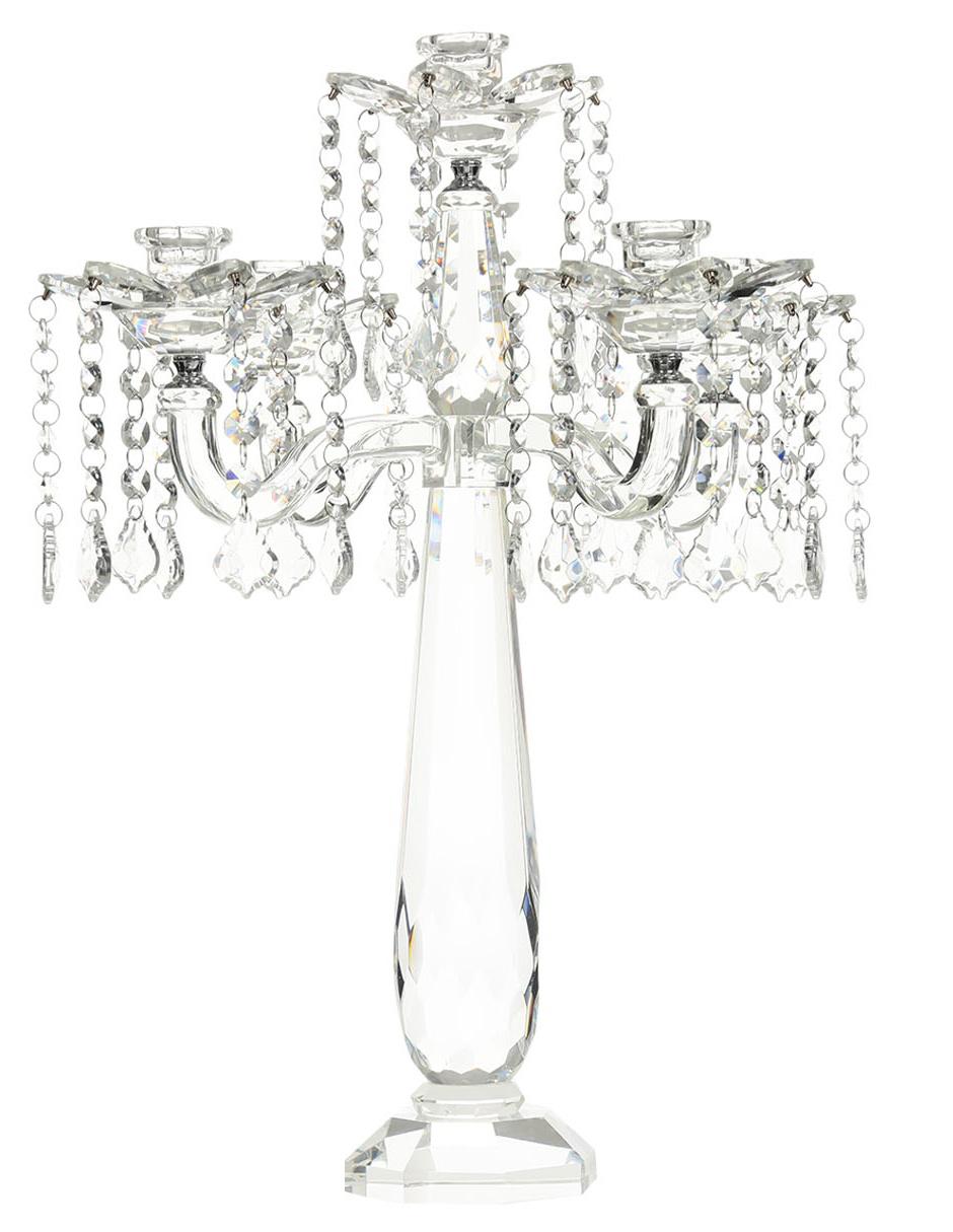 Candelabro de cristal Carlota