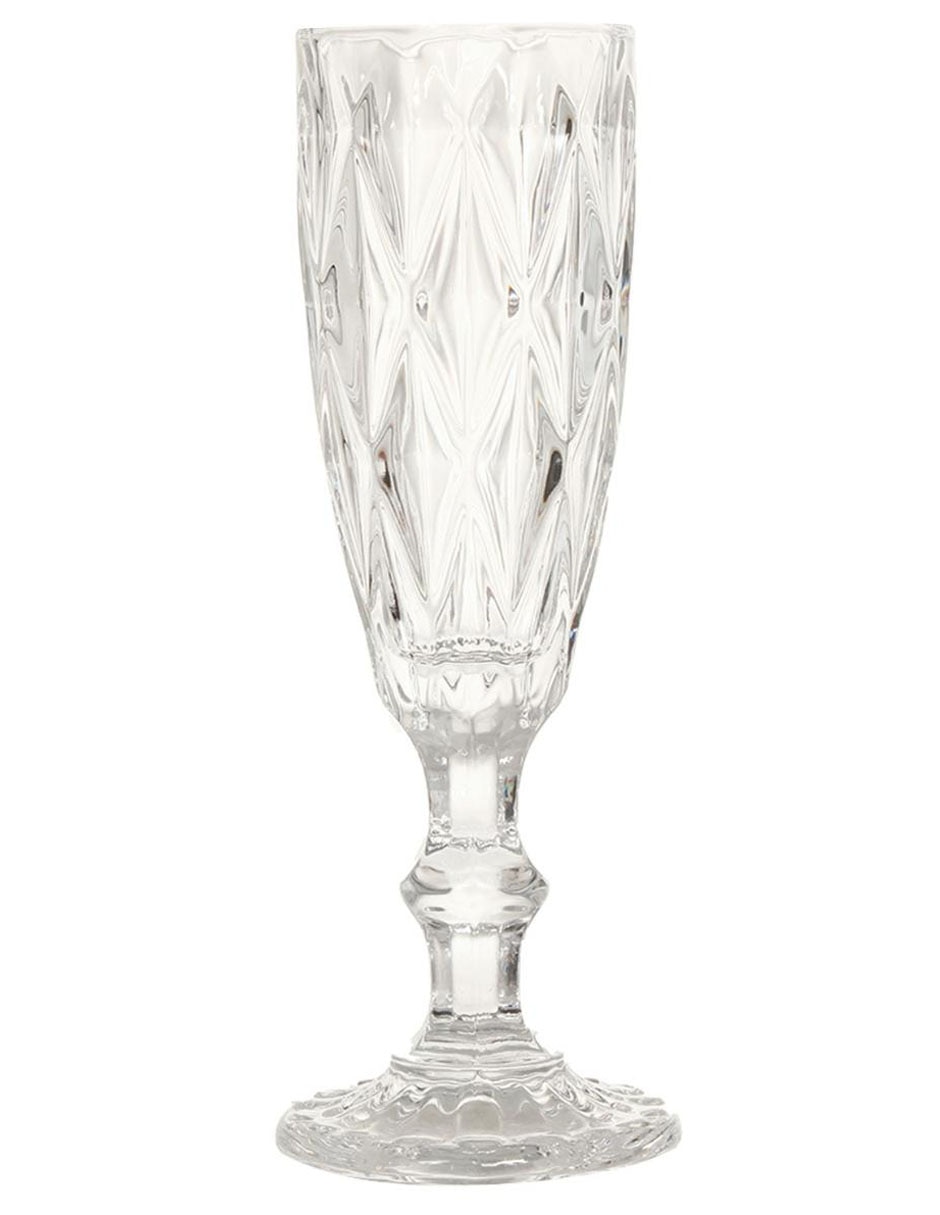 Copa para champán de cristal