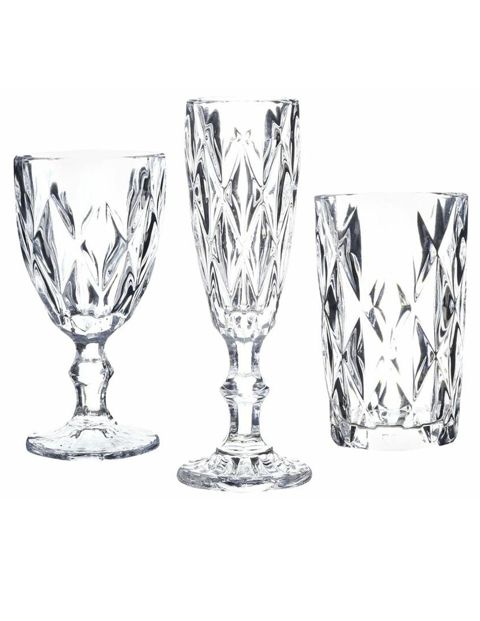 Copa para champán de cristal