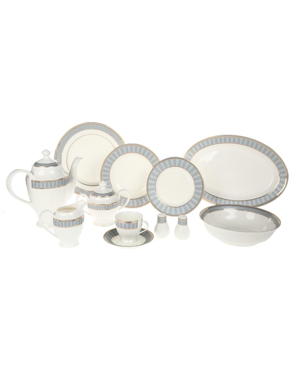 Vajilla cerrada Köstlich Blue Jasmine de porcelana para 12 personas