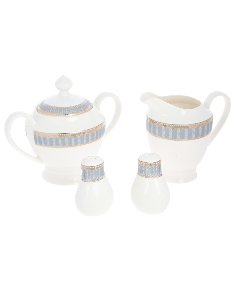 Vajilla cerrada Köstlich Blue Jasmine de porcelana para 12 personas