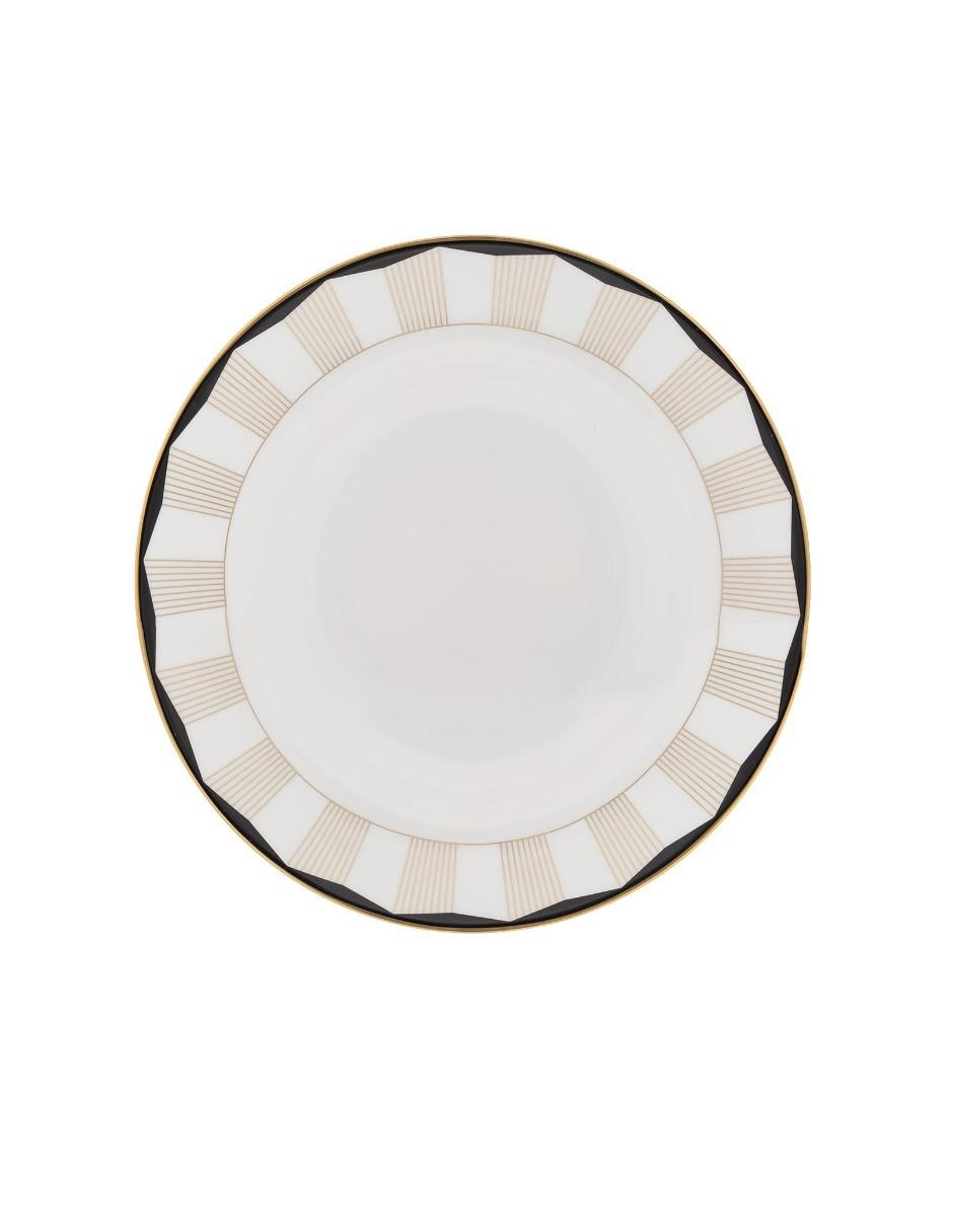 Plato para sopa de porcelana