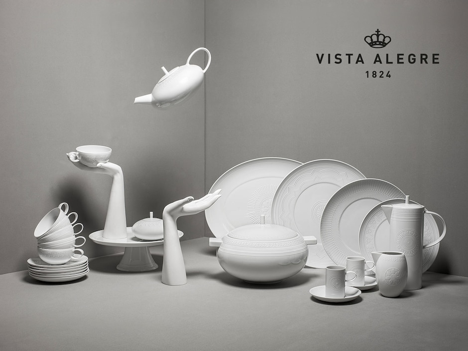 Cafetera Ornament blanca