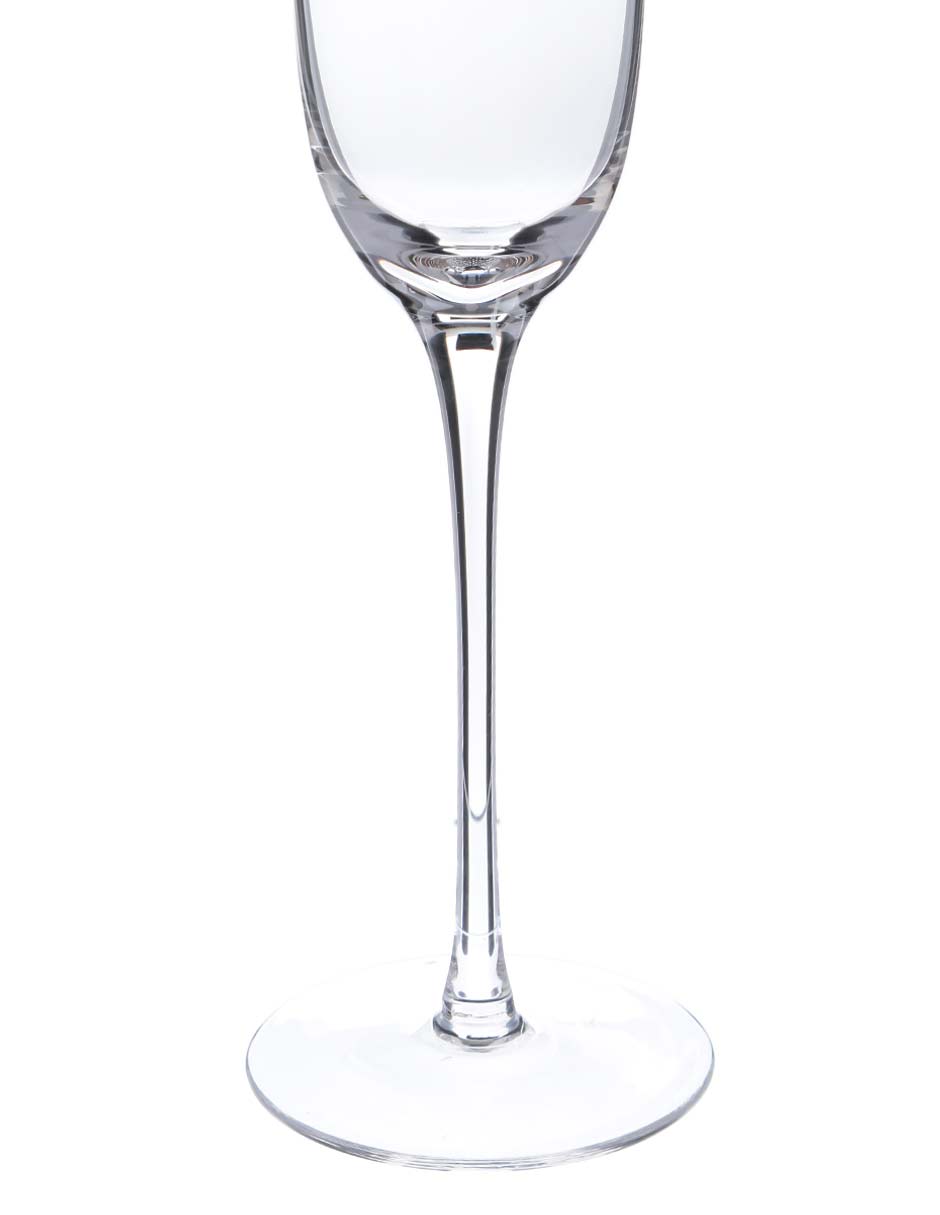 Copa para champán Xmas Gold de cristal