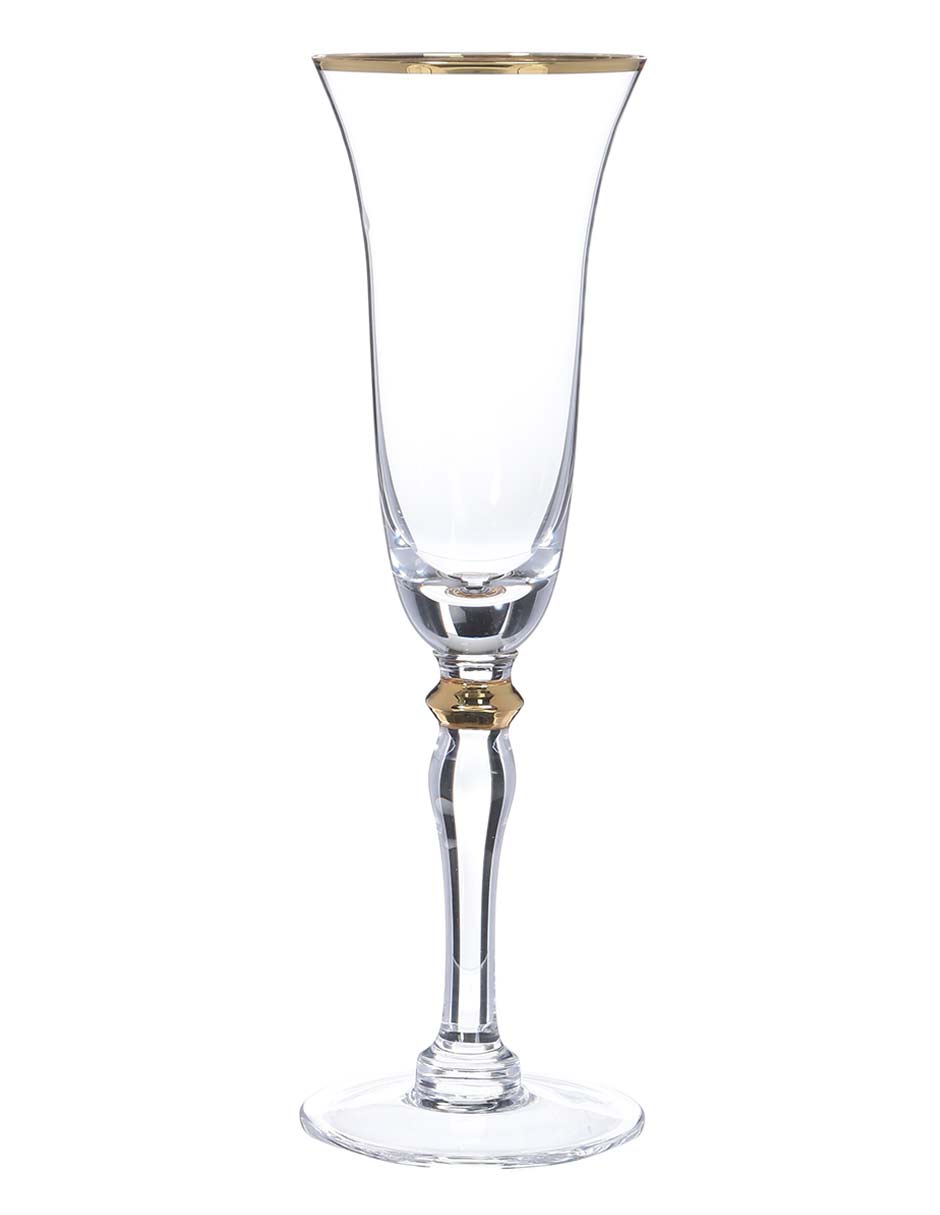 Copa flauta de cristal