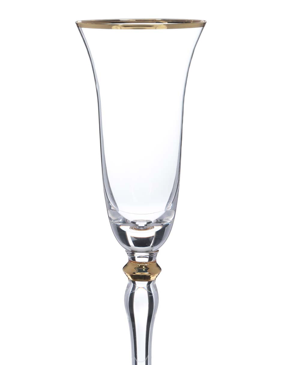 Copa flauta de cristal