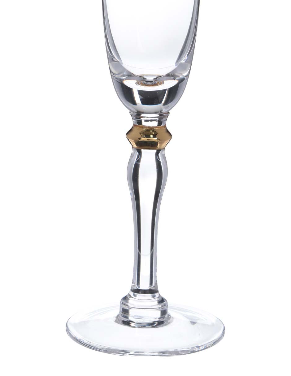 Copa flauta de cristal