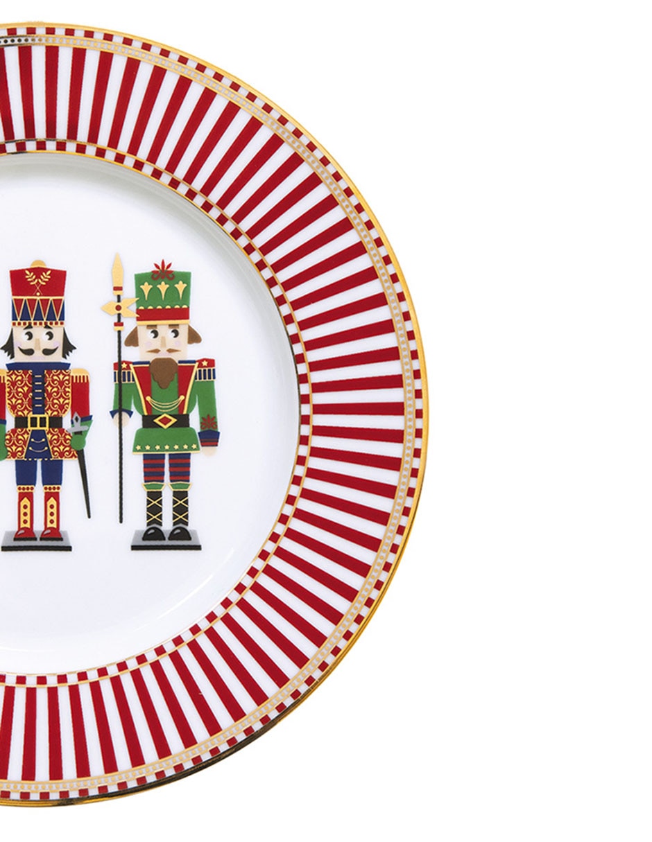 Vajilla Nutcracker de porcelana para 4 personas