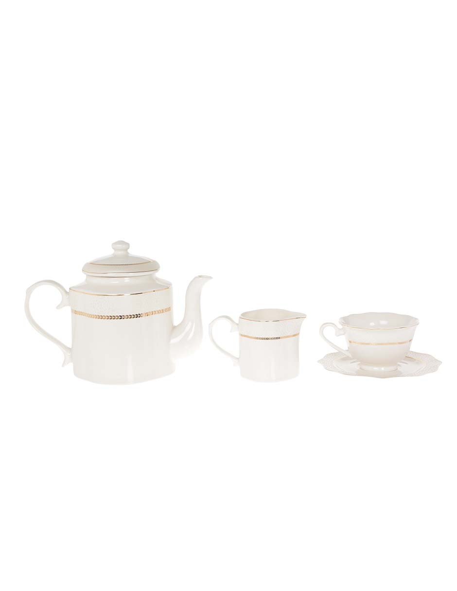 Vajilla Daphne de porcelana para 12 personas 2