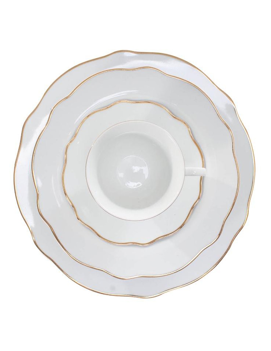 Vajilla Elvia De Porcelana Para 4 Personas Vajilla Elvia De Porcelana Para 4 Personas