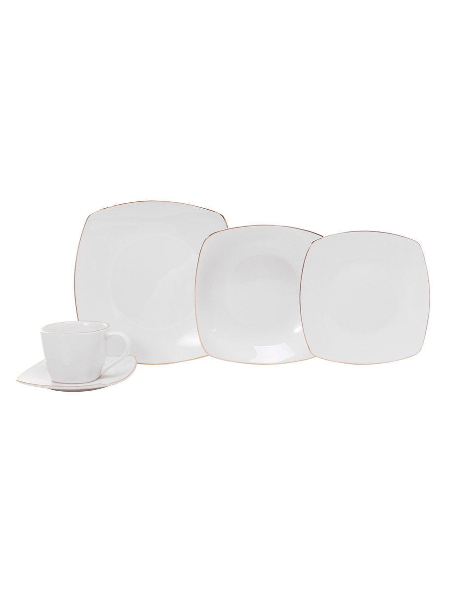 Vajilla Kerry de porcelana para 4 personas Vajilla Kerry de porcelana para 4 personas