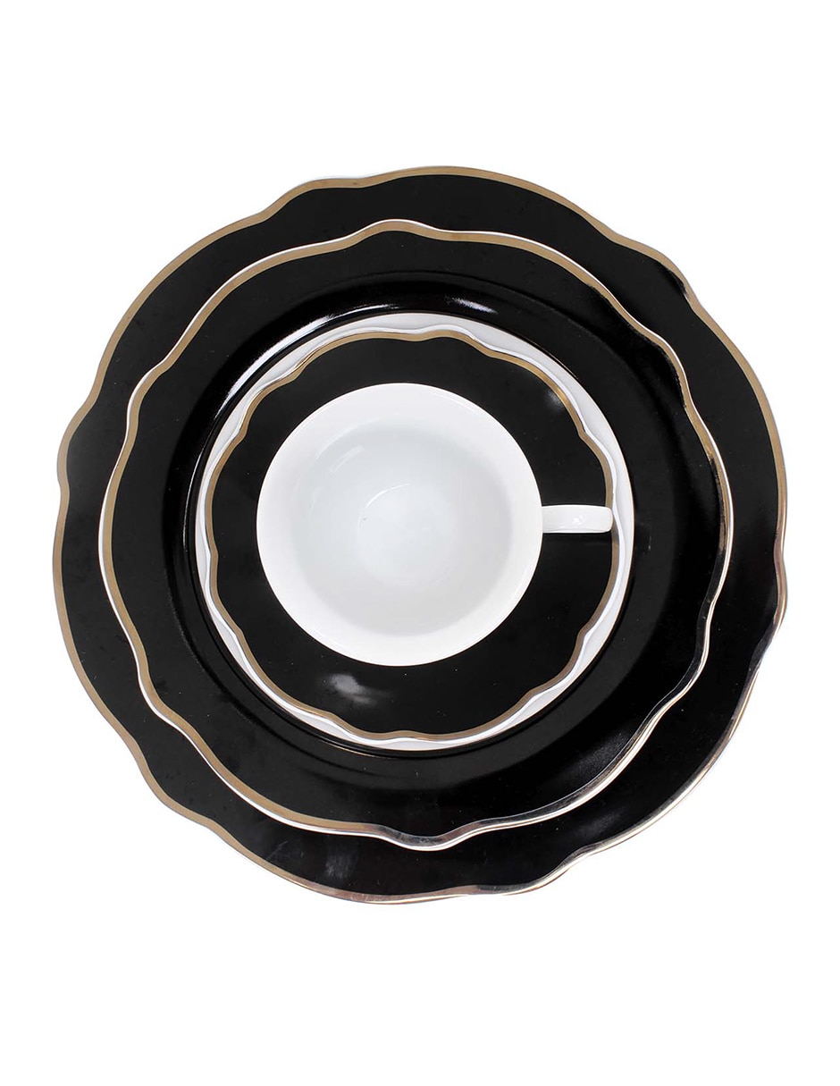 Vajilla cerrada constanza de porcelana para 4 personas 3
