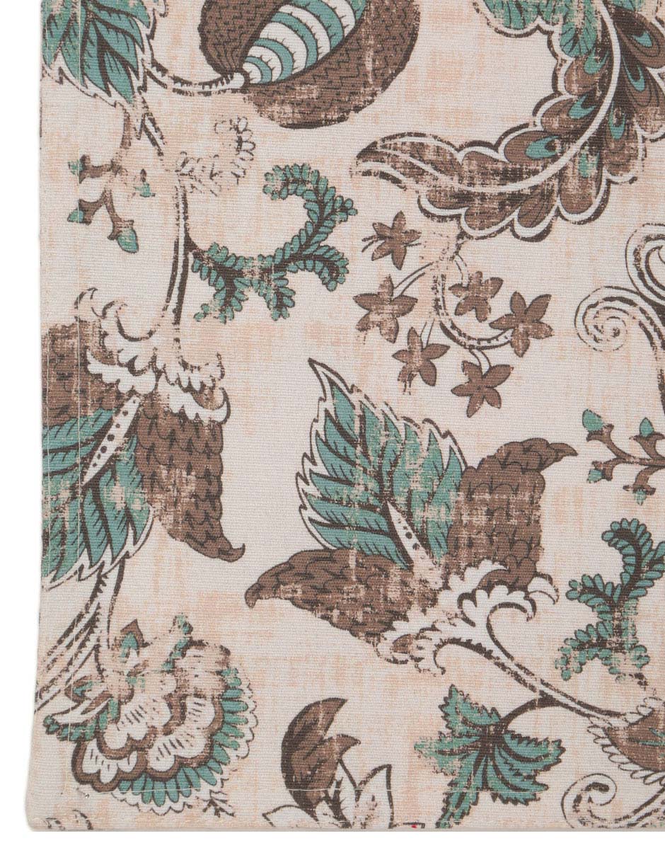 Mantel individual rectangular de algodón Traviata