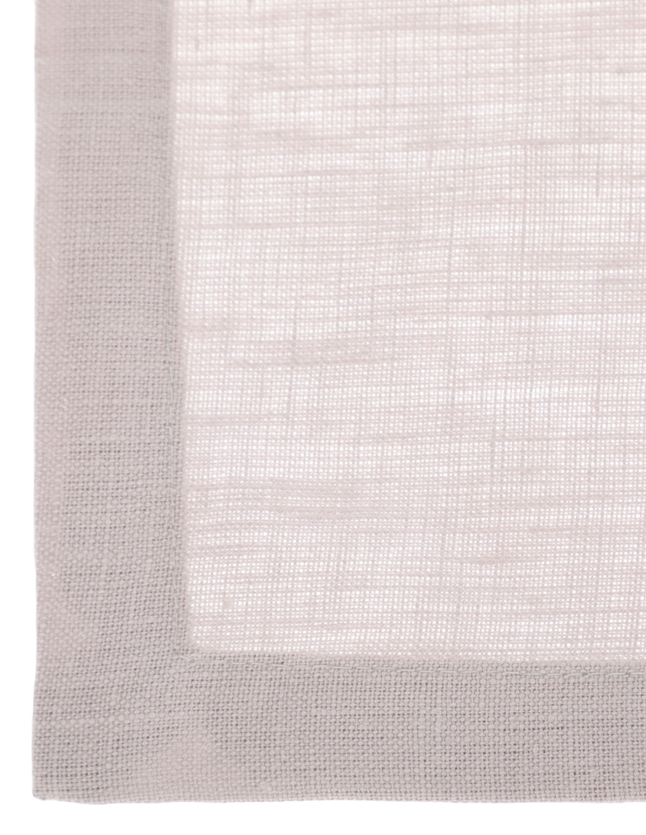 Mantel individual rectangular de lino N Narrative