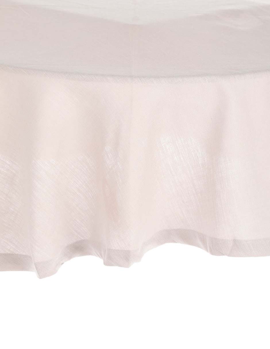 Mantel redondo de lino N Narrative