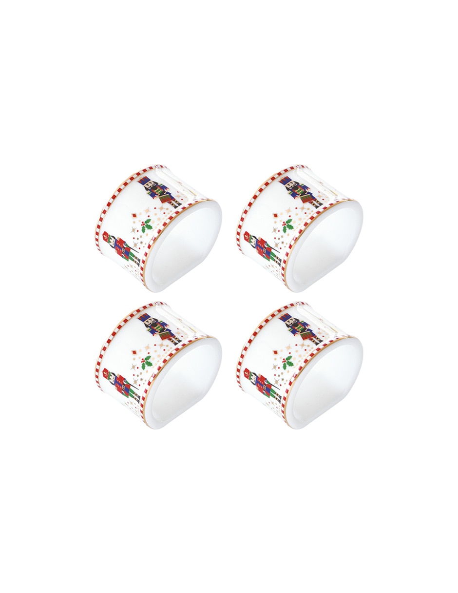 Set aro servilleta navideño Classic Nutcracker
