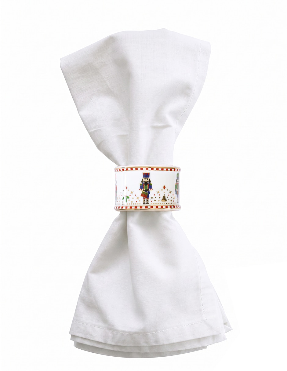 Set aro servilleta navideño Classic Nutcracker