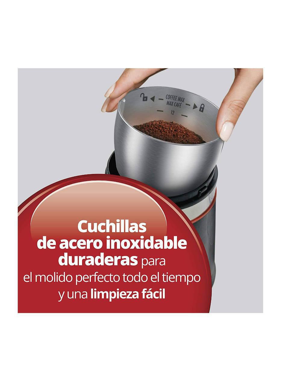 Molino para café Hamilton Beach de acero inoxidable