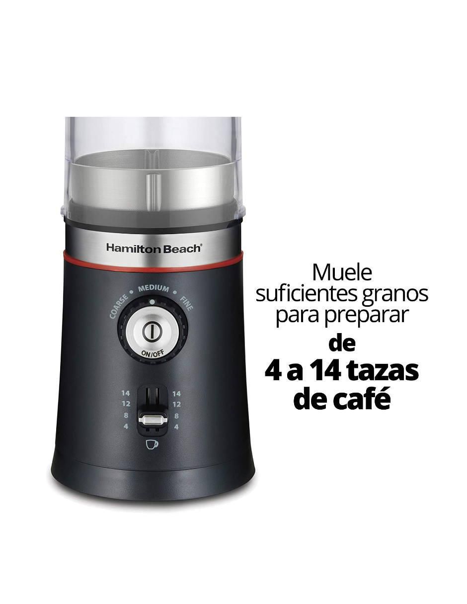Molino para café Hamilton Beach de acero inoxidable