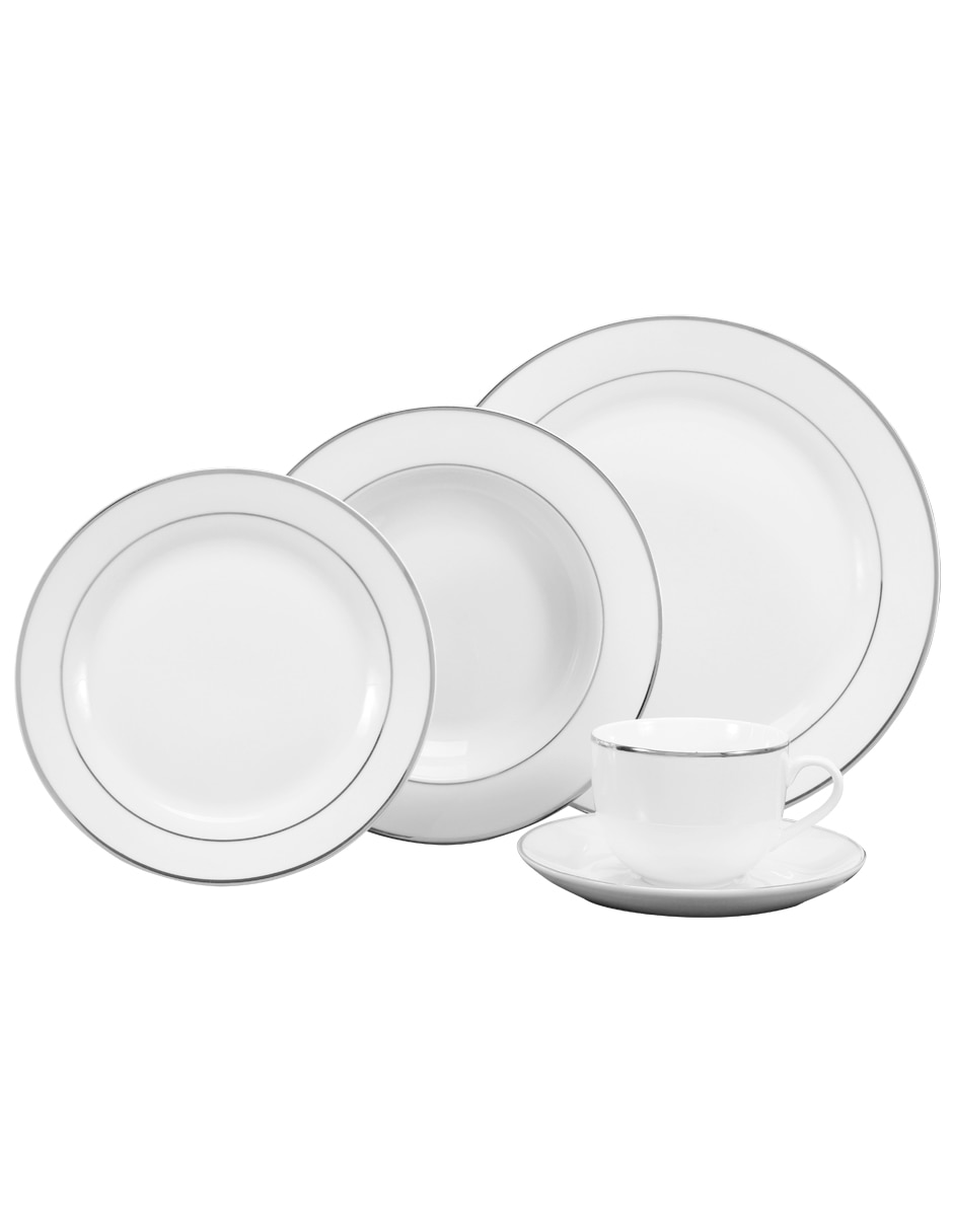 Vajilla Köstlich Santorini de porcelana para 8 personas 1