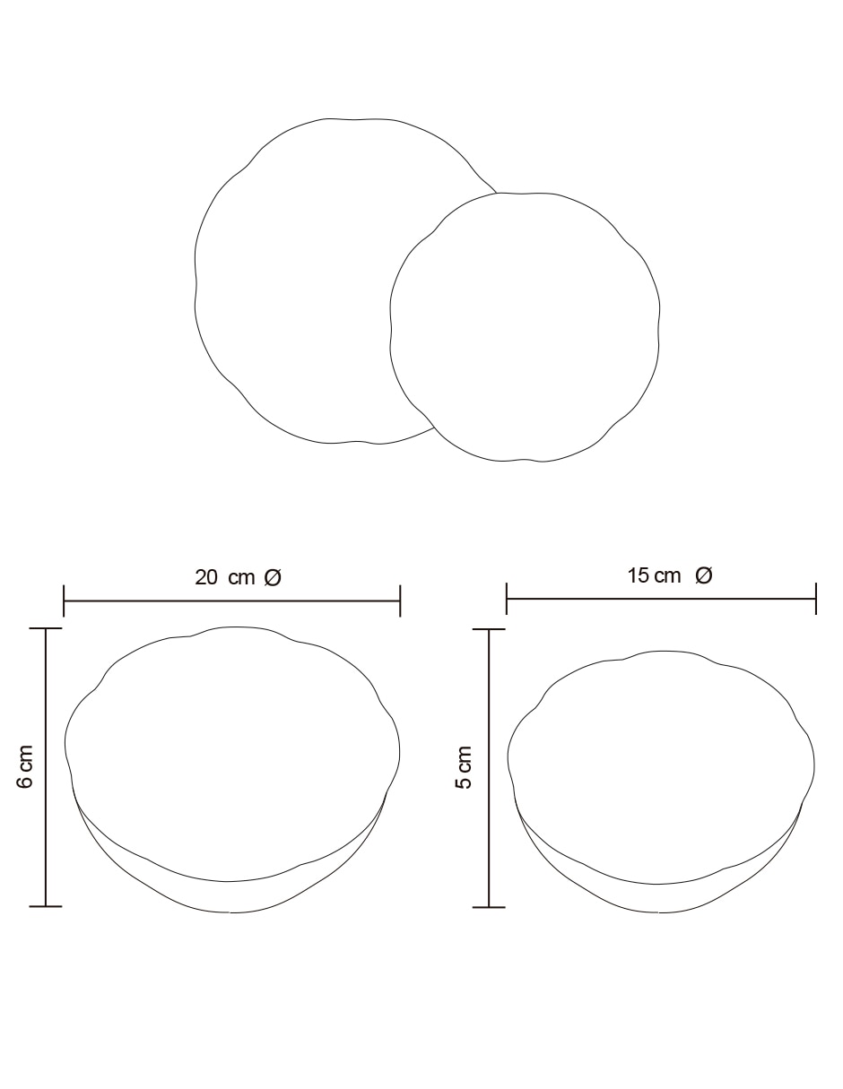 Servicio de mesa Crocker 2 piezas 2