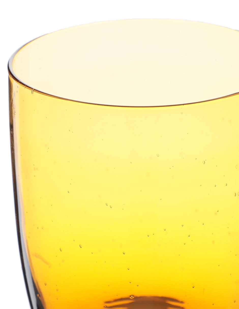 Vaso Ámbar de vidrio