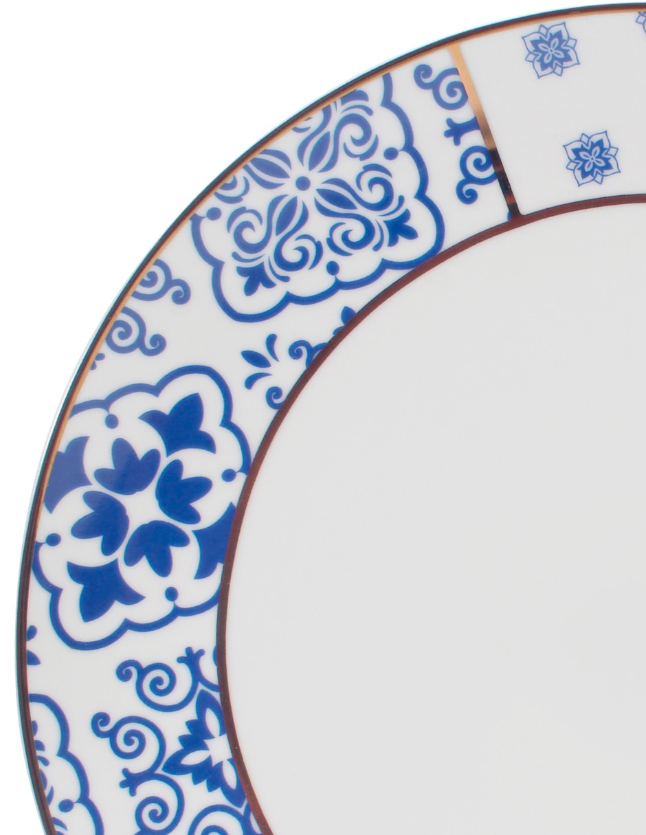 Vajilla cerrada Borja de porcelana para 4 personas 5