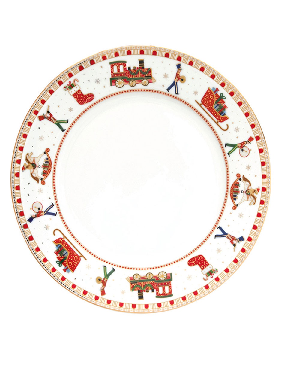 Vajilla N Narrative Polar Express de porcelana para 4 personas