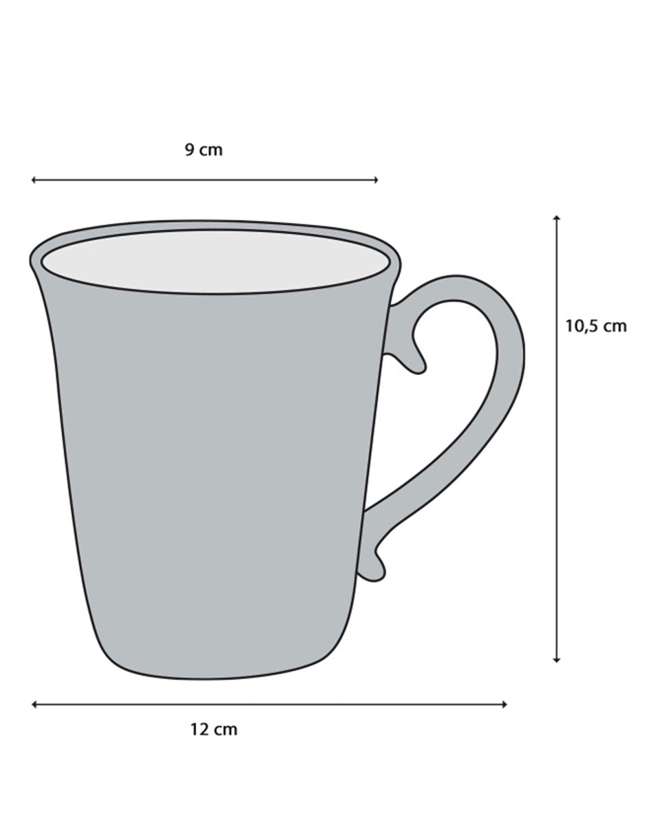 Set de tazas clásicas 2 piezas 6