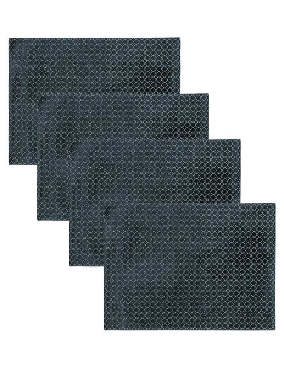 Mantel individual rectangular de algodón 2