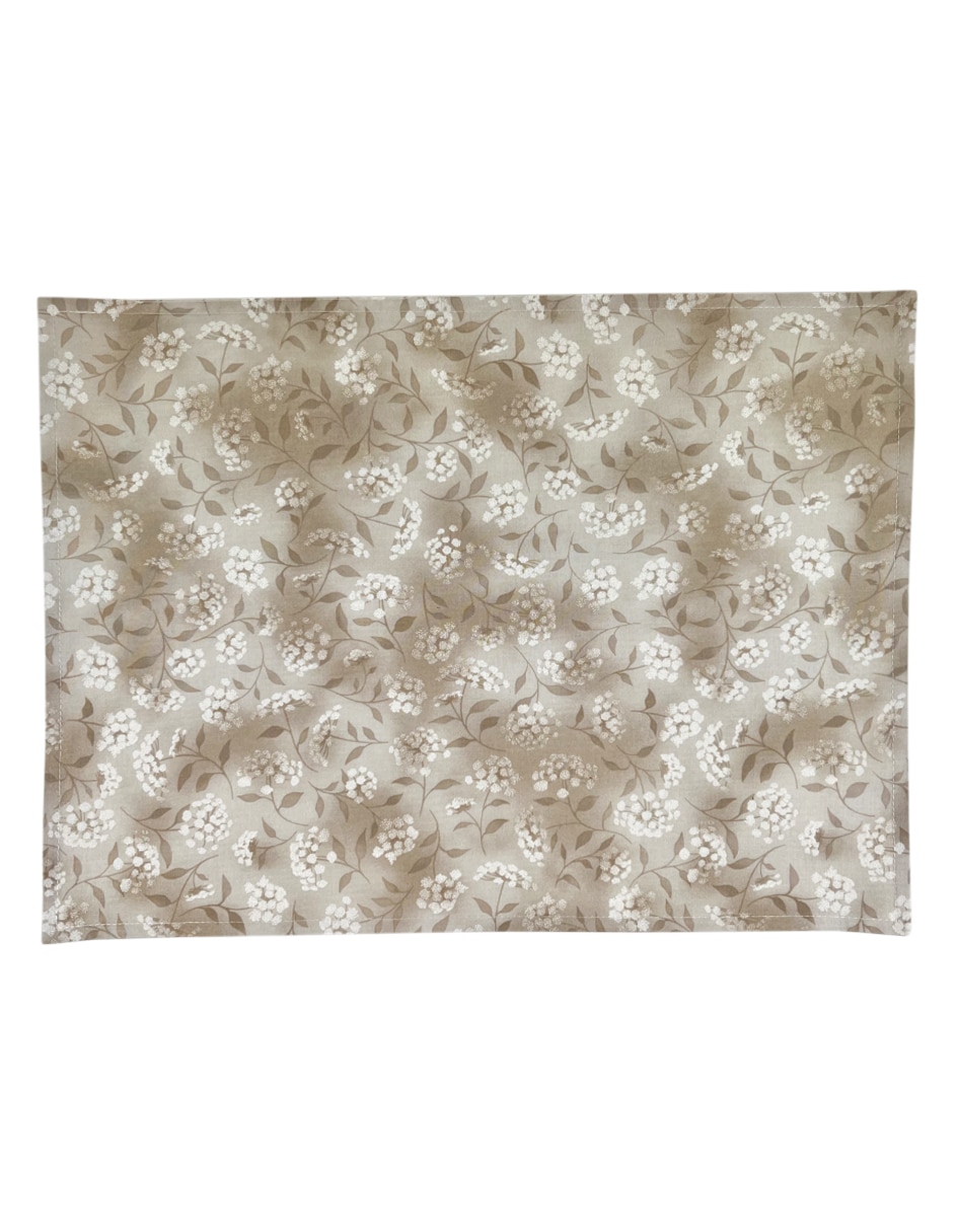 Mantel individual rectangular de algodón Fusión Mantel individual rectangular de algodón Fusión