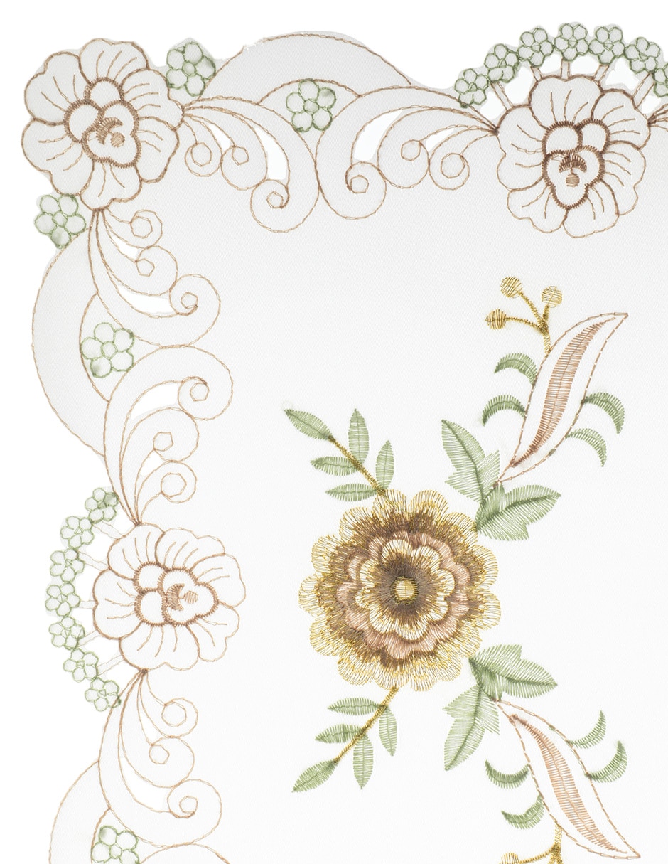 Mantel rectangular Pensamientos