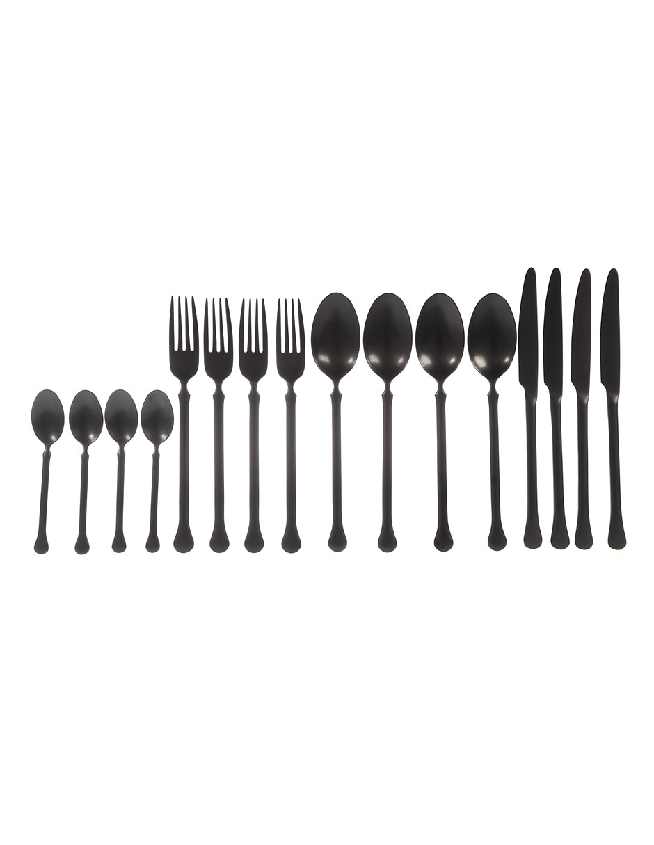 Set cubiertos kiev de acero inoxidable 16 piezas