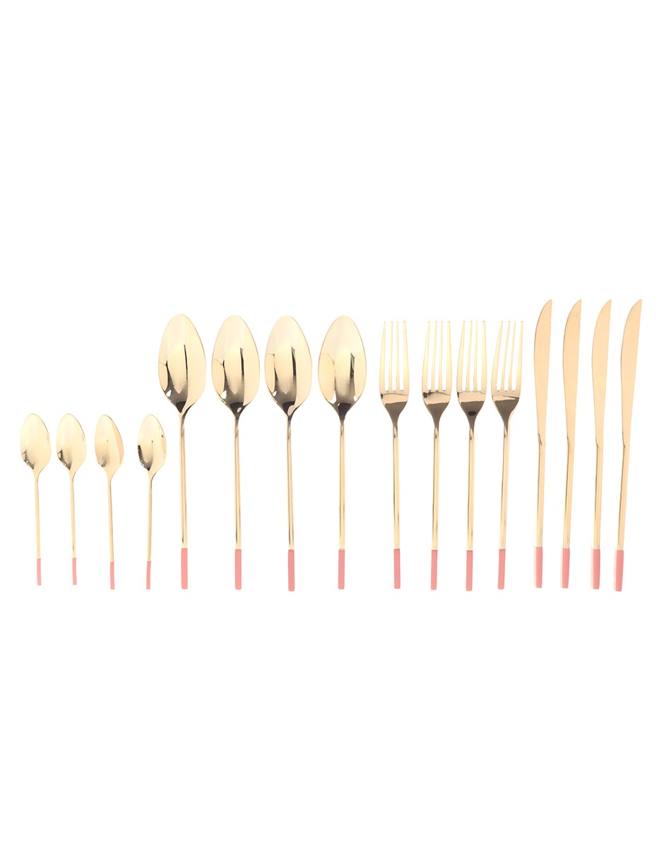 Set cubiertos allegro de acero inoxidable 16 piezas