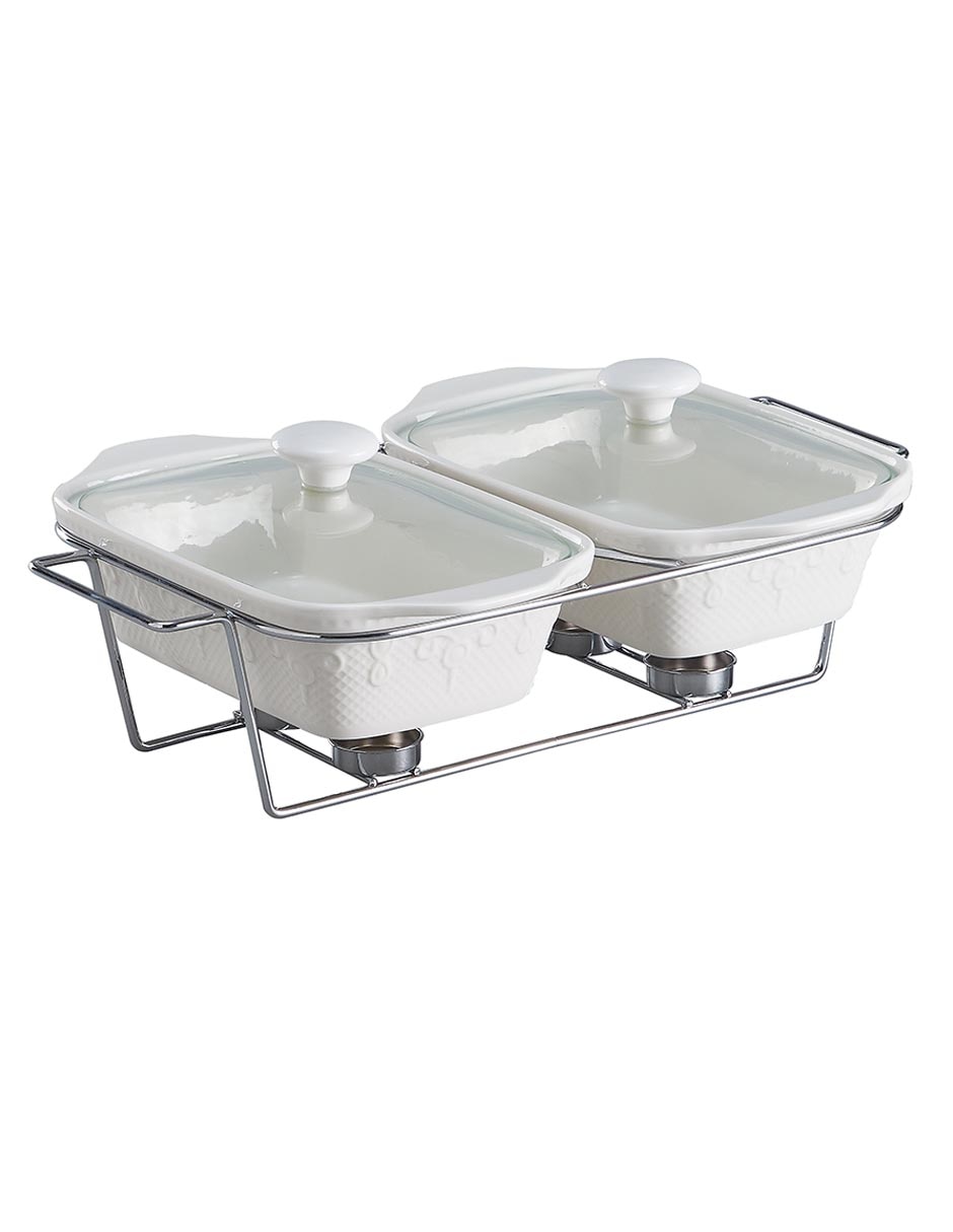 Set refractario de porcelana Twin Set refractario de porcelana Twin