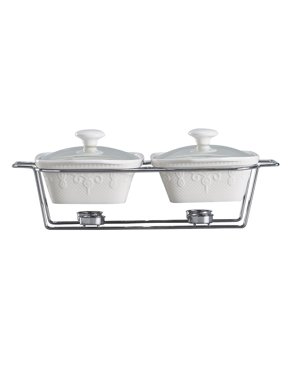 Set refractario de porcelana Twin 3
