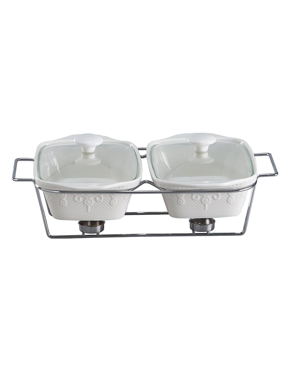 Set refractario de porcelana Twin 9