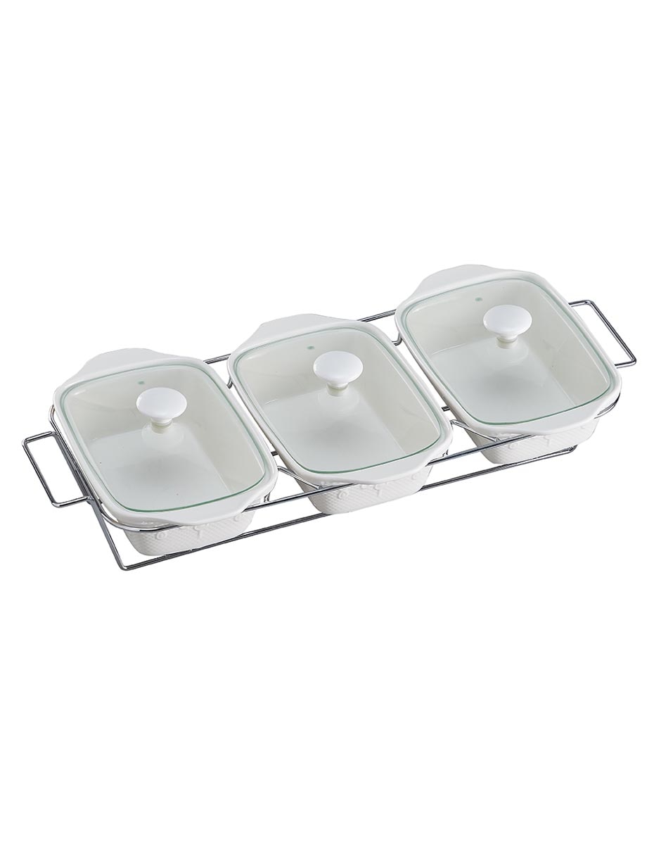 Set refractario de porcelana 11