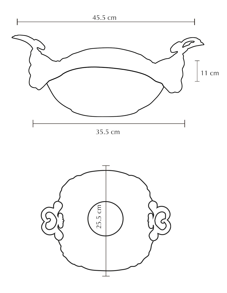 Platón Cometa de porcelana 5