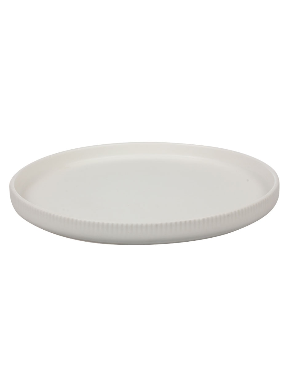 Plato ensalada N Narrative Stripes de porcelana