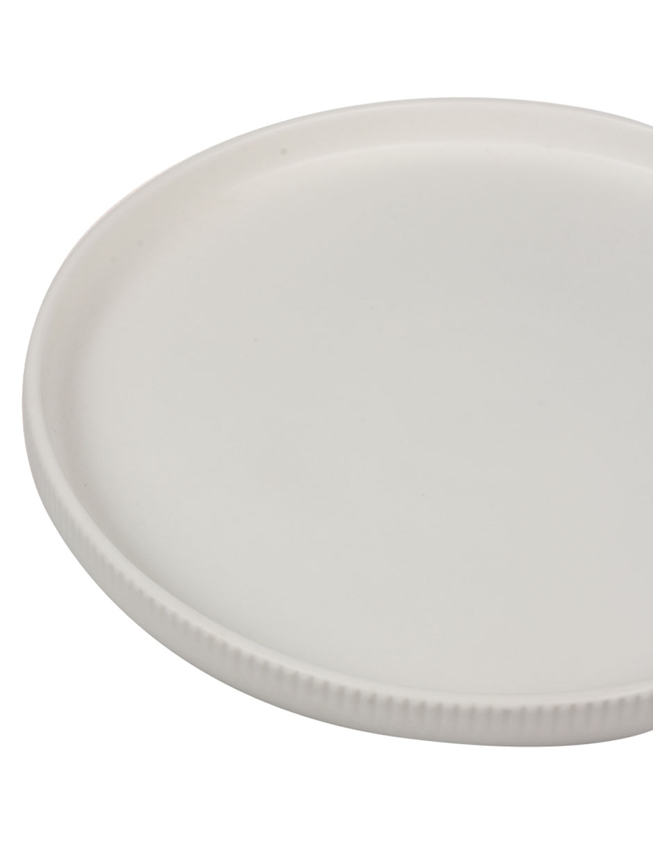 Plato ensalada Stripes de porcelana 2