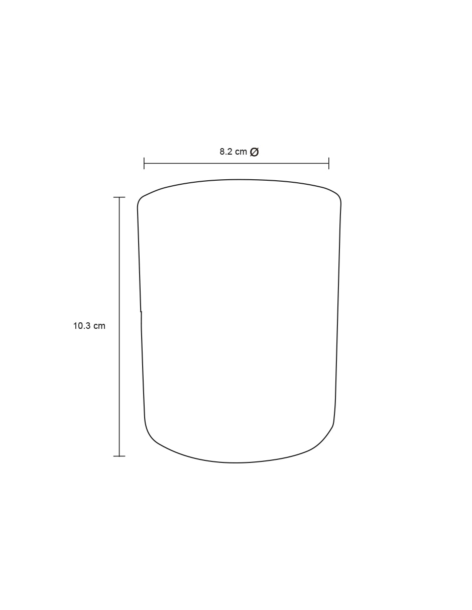 Vaso Lauren de vidrio 5