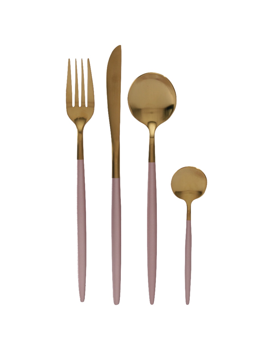 Set cubiertos colibrí de acero inoxidable 16 piezas