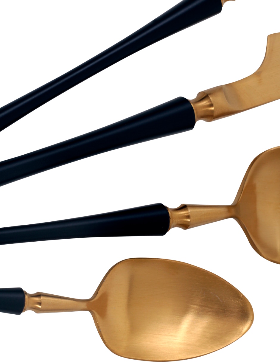 Set cubiertos Carmelo de acero inoxidable 16 piezas