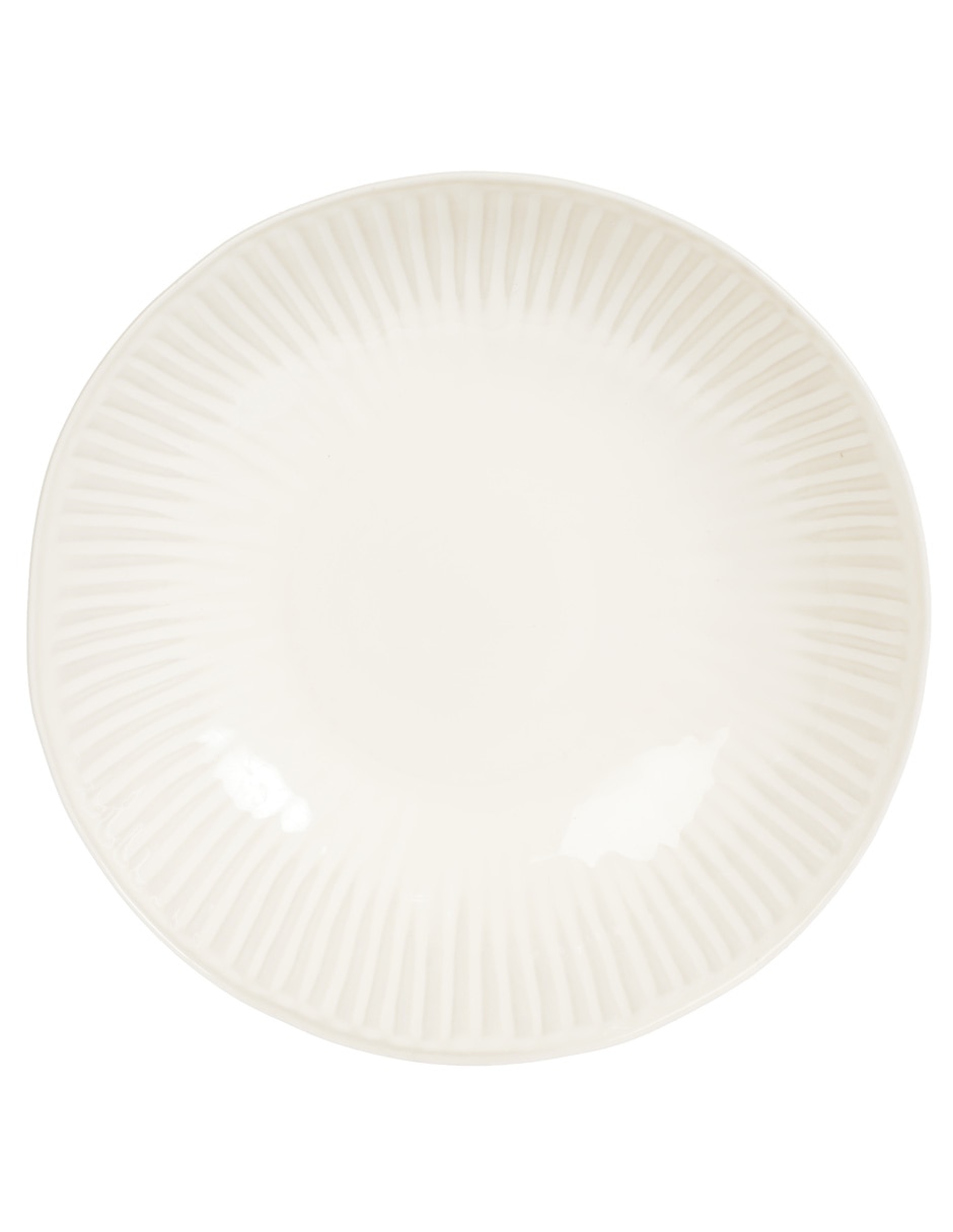 Plato sopa N Narrative Gallery de porcelana