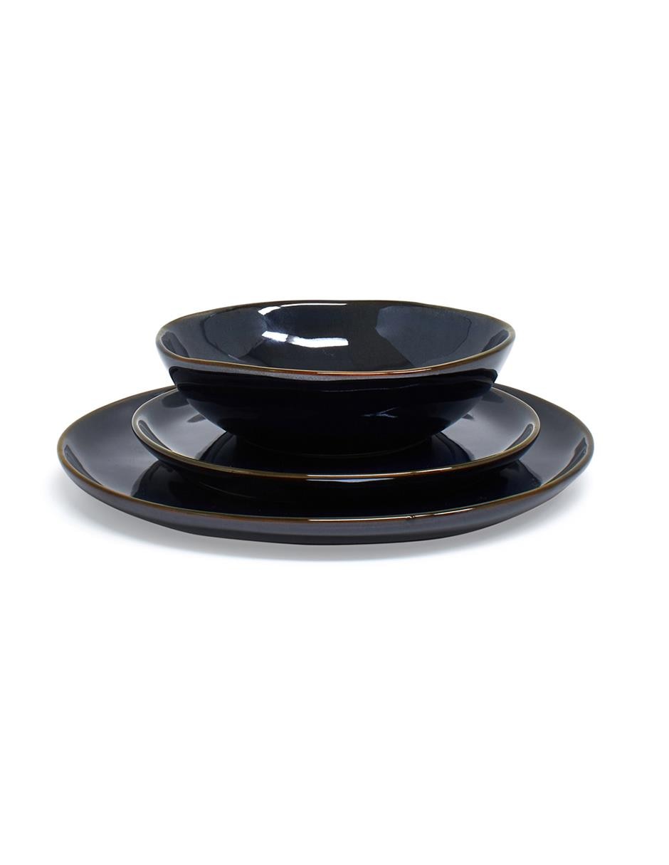 Vajilla cerrada Salt & Pepper Series de cerámica para 4 personas