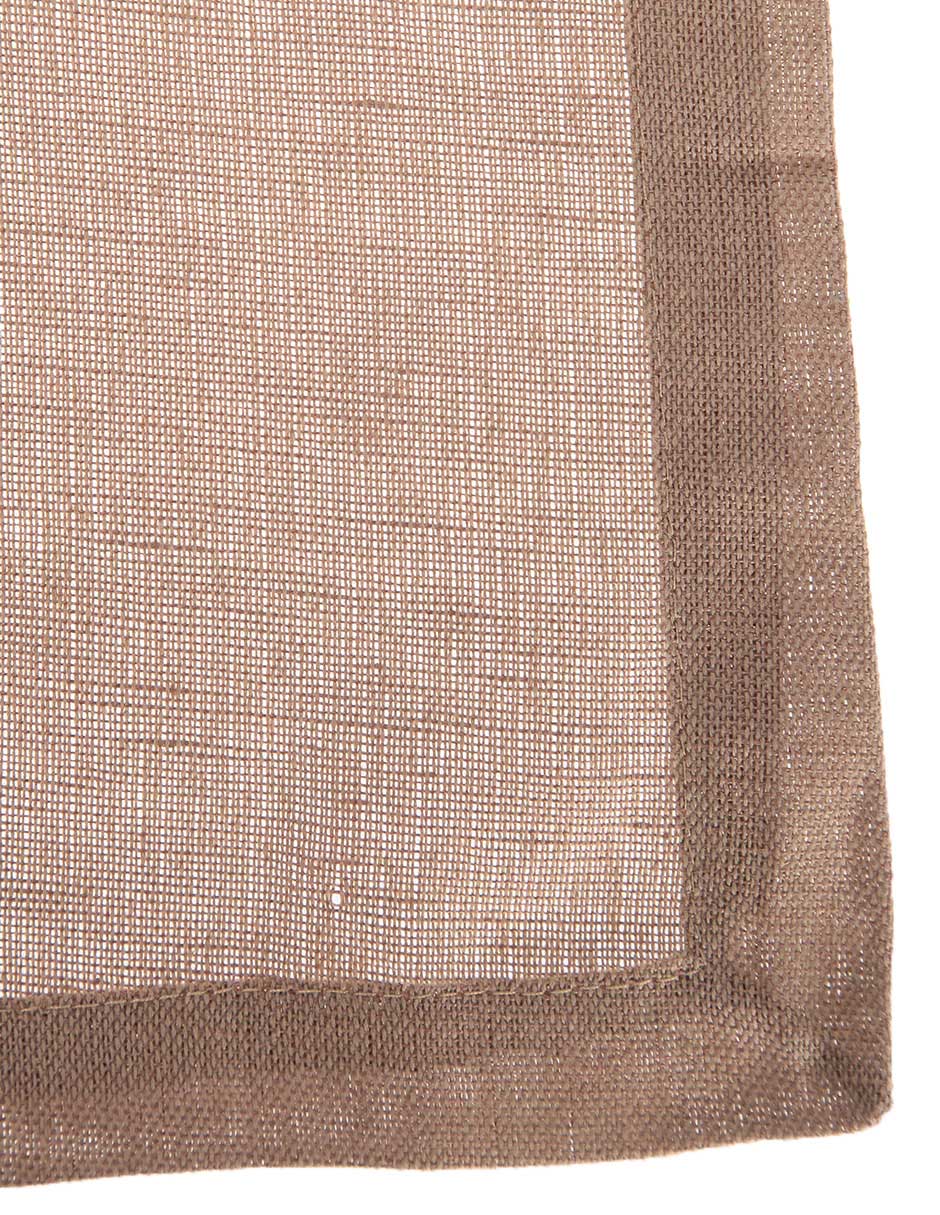 Mantel individual rectangular de lino N Narrative Roma