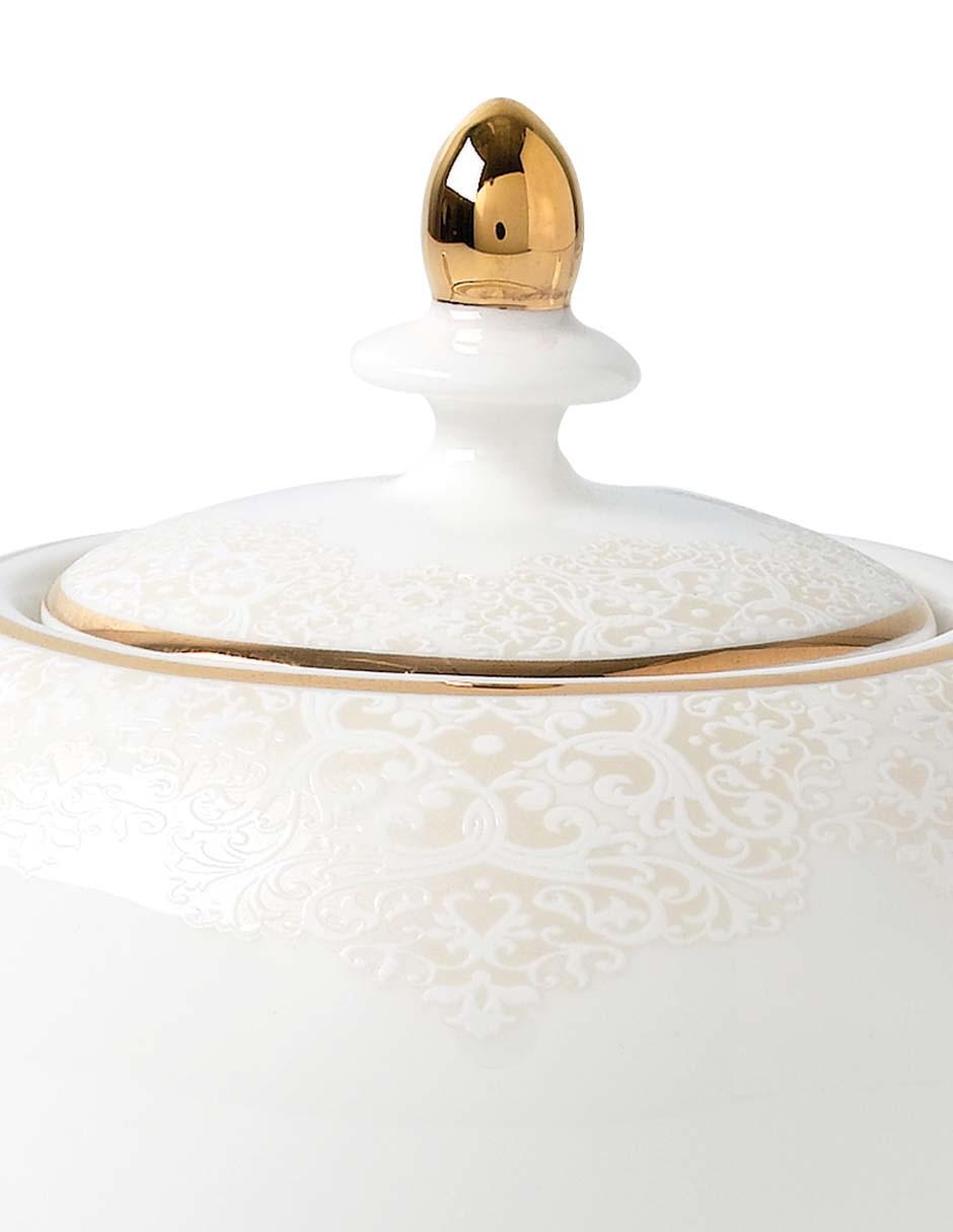 Vajilla cerrada king de porcelana para 12 personas