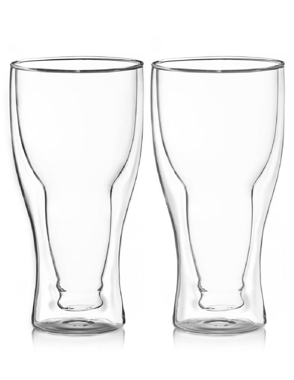 Set de vasos para agua de vidrio con 2 piezas Set de vasos para agua de vidrio con 2 piezas